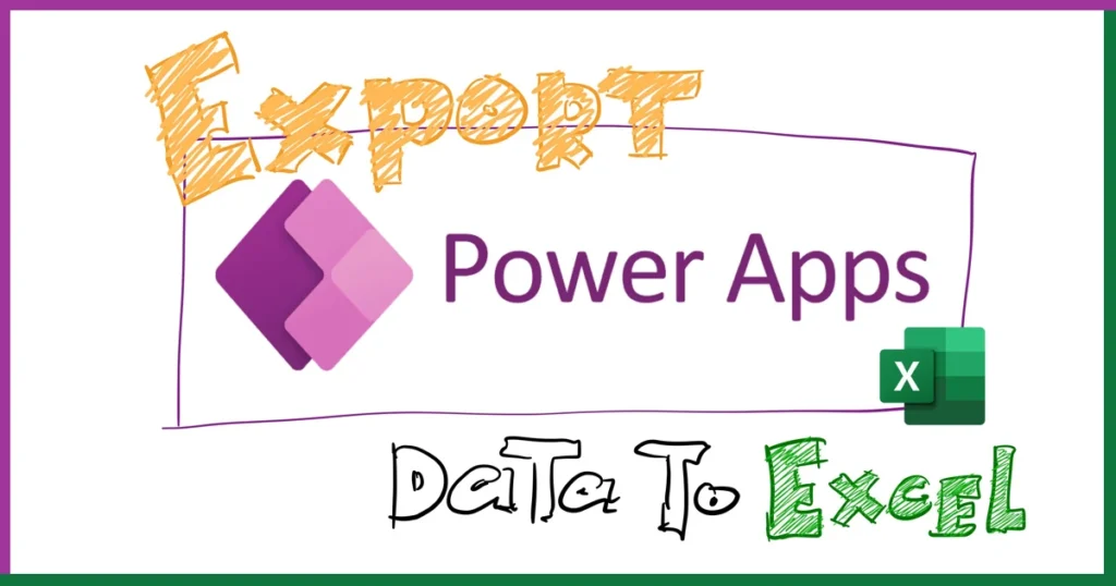 Export Power Apps data to Excel (CSV)